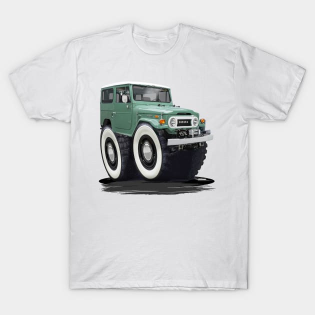 1973 Toyota Land Cruiser FJ40 T-Shirt by Wilcox PhotoArt